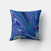 Ein Spritzer Blau Kissen (Rückseite)