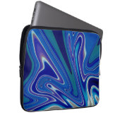 Ein Spritzer Blau Laptopschutzhülle (Vorne Rechts)