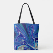 Ein Spritzer Blau Tasche (Rückseite)