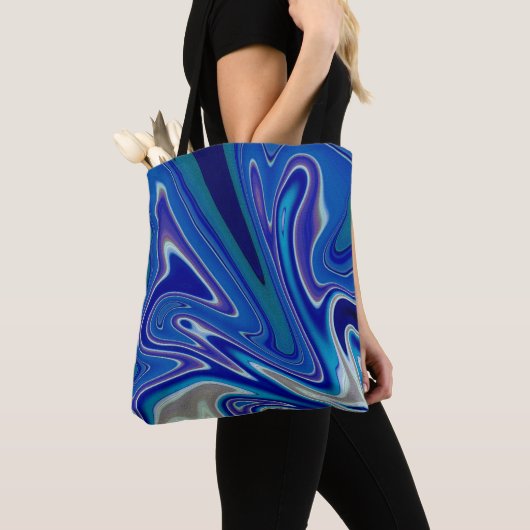 Ein Spritzer Blau Tasche (Von Nahem)