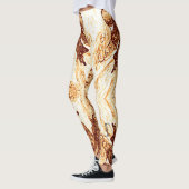 Ein Spritzer Orange Leggings (Links)