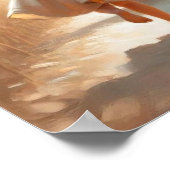 Ein Sprung des Glaubens, Christliche Kunst, Jesus Poster (Ecke)