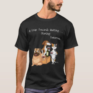Ein Sprung in Richtung Ende... ab morgen, T-Shirt