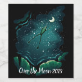 Ein Sprung über den Mond Weinetikett (Einzelnes Label)