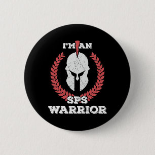 Ein Sps-Krieger Stiff Person Syndrome Bewusstsein  Button