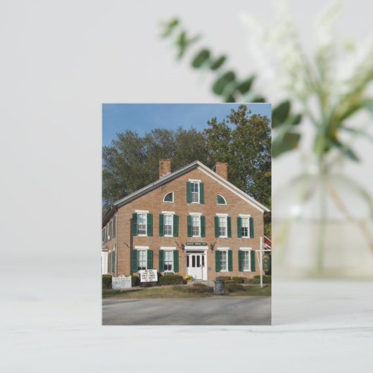 Ein Spuk Gasthaus in Iowa Postkarte (Stehend Vorderseite)
