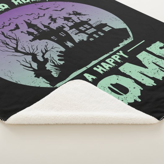 Ein Spuk Haus ist eine glückliche Zuhause Sherpadecke (3/4)