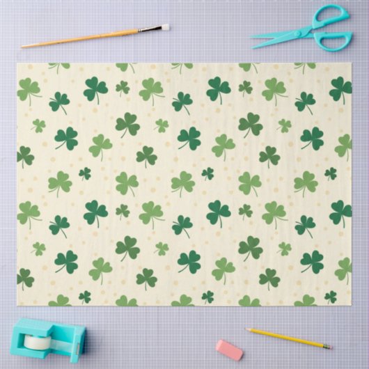 Ein St. Patrick-Serien-Design #6 Seidenpapier (Basteln)