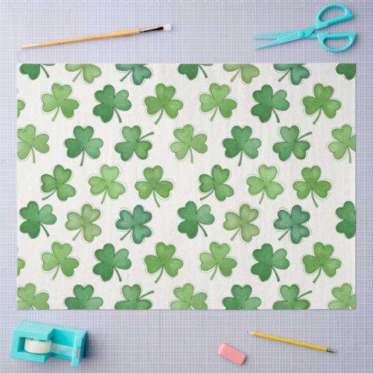 Ein St. Patrick-Serien-Design #9 Seidenpapier (Basteln)
