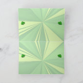 Ein St. Patrick's Day Gold Bath Karte (Innenseite)