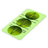 Ein Staat des Gedankengedichtemagneten Magnet (Linke Seite)