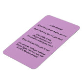 Ein Staat des Gedankengedichtemagneten Magnet (Linke Seite)