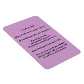 Ein Staat des Gedankengedichtemagneten Magnet (Rechte Seite)