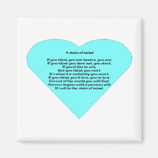 Ein Staat des Geistes Magnet (Vorne)