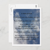 Ein Staat des Geistes Postkarte (Vorne/Hinten)