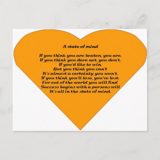 Ein Staat des Geistes Postkarte (Vorderseite)