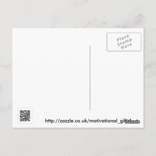 Ein Staat des Geistes Postkarte (Rückseite)