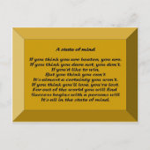 Ein Staat des Geistes Postkarte (Vorderseite)