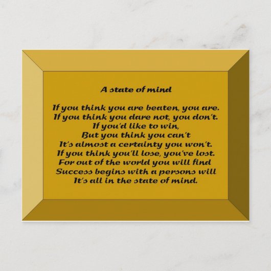 Ein Staat des Geistes Postkarte (Vorderseite)