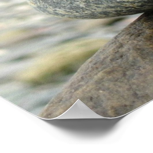 Ein Stack-Rock-Poster Poster (Ecke)