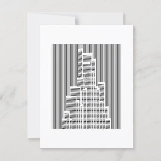 ein städtischer Bienenstock aus Betondschungel Postkarte