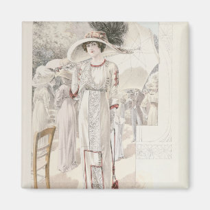 Ein Stadtkleid, von 'Les Grandes Modusde Paris Magnet