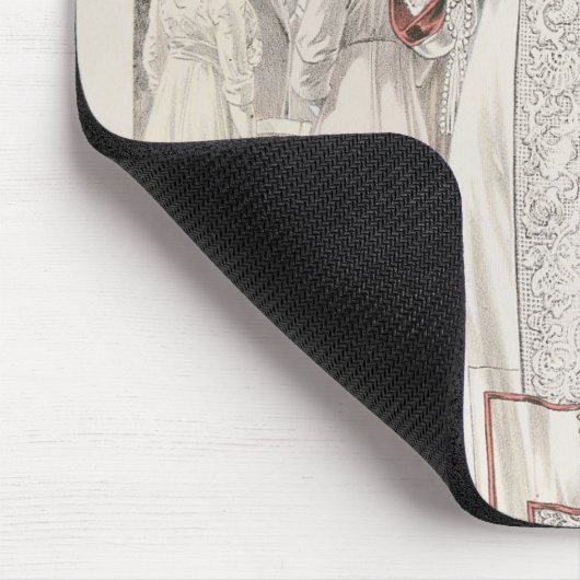 Ein Stadtkleid, von 'Les Grandes Modusde Paris Mousepad (Ecke)