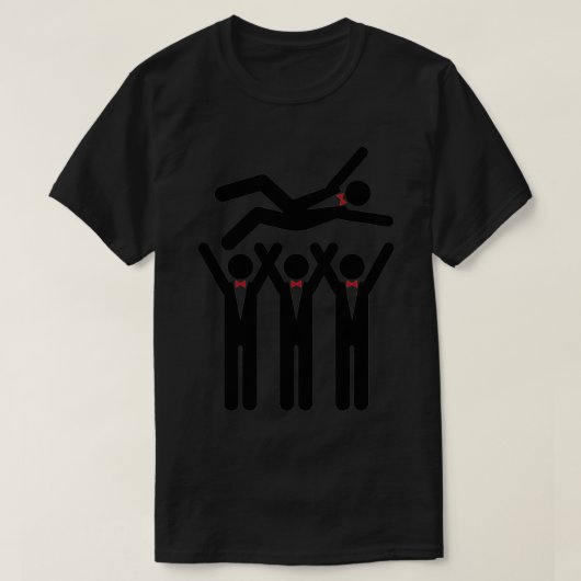 Ein Stag-Party T-Shirt (Design vorne)