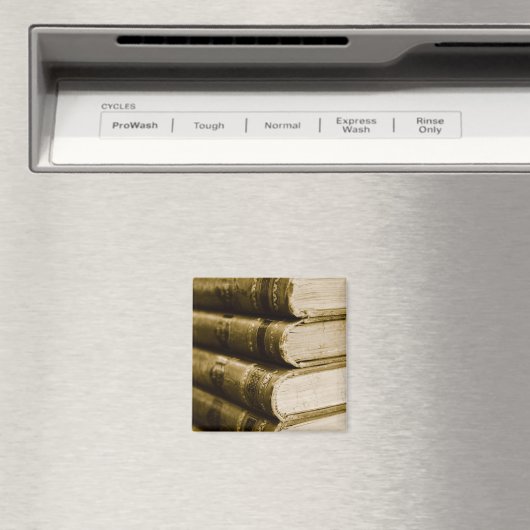 Ein Stapel alter Bücher Magnet (In Situ (Geschirrspüler))