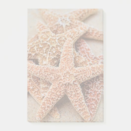 Ein Stapel der großen ZuckerStarfish Post-it Klebezettel (Vorderseite)