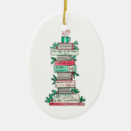 Ein Stapel Feiertags-Klassiker Keramik Ornament