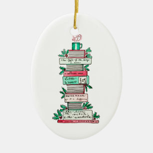 Ein Stapel Feiertags-Klassiker Keramik Ornament