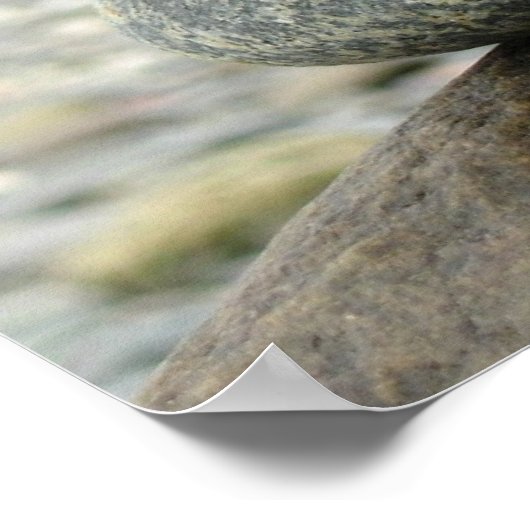 Ein Stapel Rocks-Canvas-Druck Poster (Ecke)