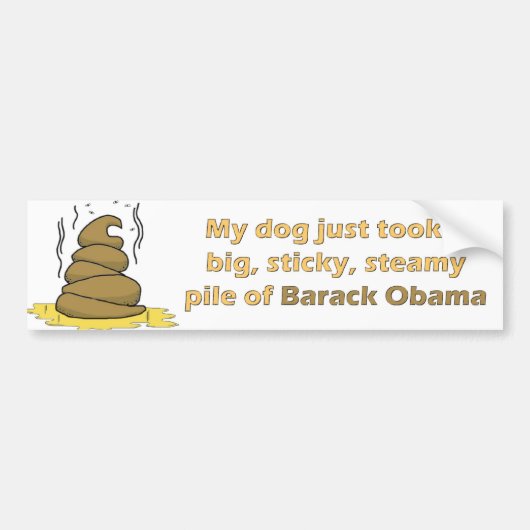 Ein Stapel von Barack Autoaufkleber (Vorne)