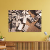 Ein Stapel zu essen Leinwanddruck (Insitu (Wohnzimmer))