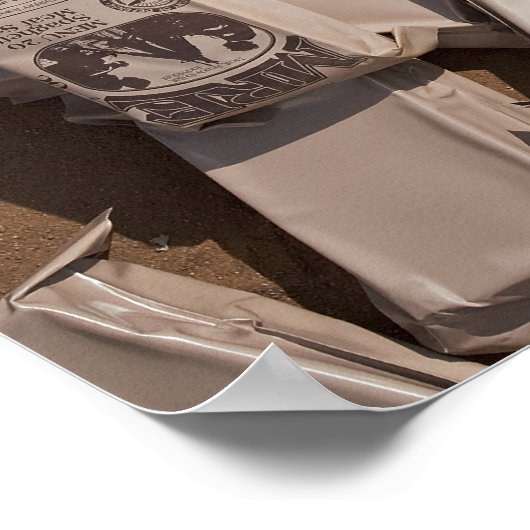 Ein Stapel zu essen Poster (Ecke)