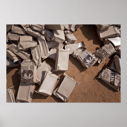 Ein Stapel zu essen Poster (Vorne)