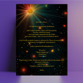 Ein Star Guided" Rückkehr zu Peace Meditation Card Postkarte