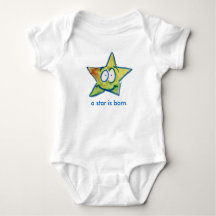 "Ein Star ist Geboren" Baby Jersey Bodysuit