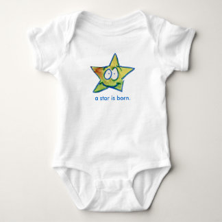 "Ein Star ist Geboren" Baby Jersey Bodysuit Strampler
