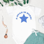 EIN STAR IST GEBOREN | Fuadquote Blue Star Baby Bo Baby Strampler