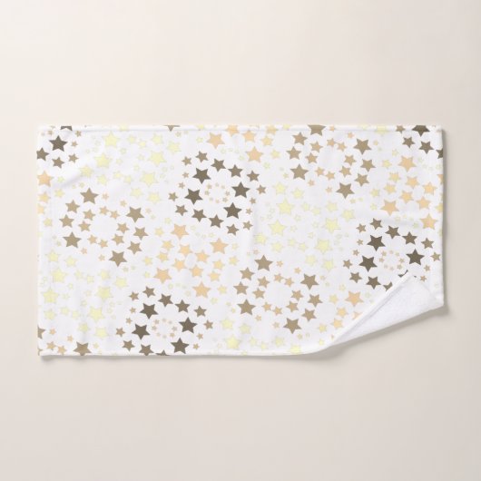 Ein Star Print Handtuch Set mit Weiß (Handtuch)