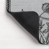Ein stargazing Astronom Mousepad (Ecke)