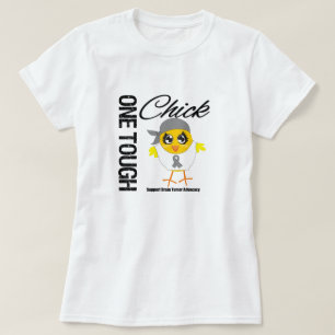 Ein starker Küken-Hirntumor-Krieger T-Shirt