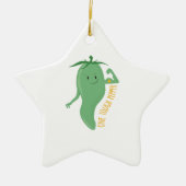 Ein starker Pfeffer Keramik Ornament (Vorne)