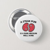 Ein Steak Pub Button (Vorne & Hinten)