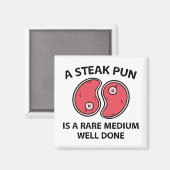 Ein Steak Pub Magnet (Vorderseite/Rückseite)