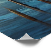 Ein Steampunker in der frühen Nacht Poster (Ecke)