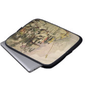 Ein Steinsteinbruch, 1833 (Farbelitho) Laptopschutzhülle (Vorne Knopf)