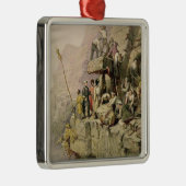 Ein Steinsteinbruch, 1833 (Farbelitho) Ornament Aus Metall (Rechts)